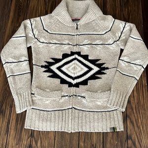 EUC taupe Triple Five Soul cardigan